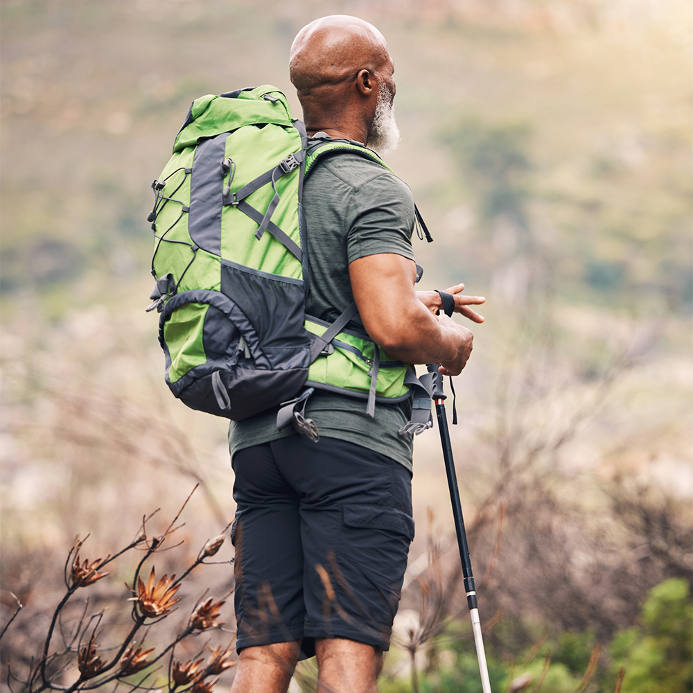hiking and mountain